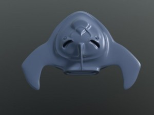 crone 50 alien craft Modello 3D