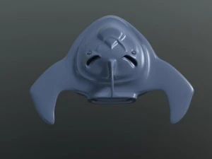 crone 50 alien craft 3D Model