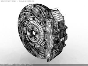 brembo brakes 3D Model