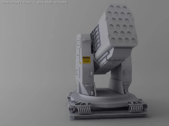 rim 116 launcher 3D Model .c4d .max .obj .3ds .fbx .stl .blend 