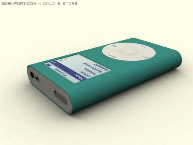 ipod 3D Model .c4d .max .obj .3ds .fbx .stl .blend 