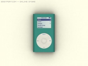 ipod Modèle 3D