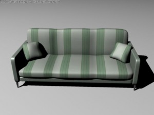 sofa (home) Modelo 3D