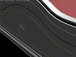 krovatj 3D 模型