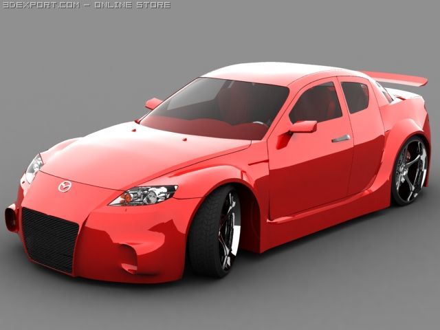 Mazda Rx8 3d Model In Sport Cars 3dexport