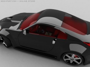 nissan 350z tuning Modello 3D
