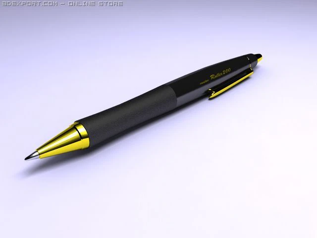 pen 3D Model .c4d .max .obj .3ds .fbx .stl .blend 