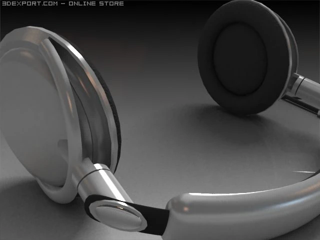 head phones dtx700 3D Model .c4d .max .obj .3ds .fbx .stl .blend 