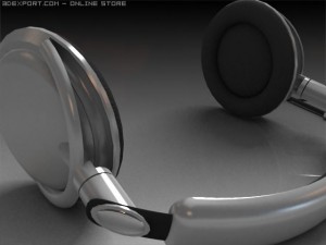 head phones dtx700 3D Model
