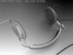 head phones dtx700 3D Model