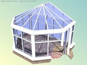 winter garden 3D Model