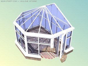 winter garden 3D 模型