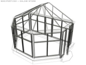winter garden 3D 模型
