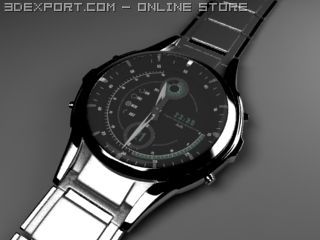 watches 3D Model .c4d .max .obj .3ds .fbx .stl .blend 