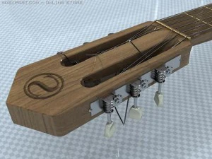 acoustic guitar 3D Model