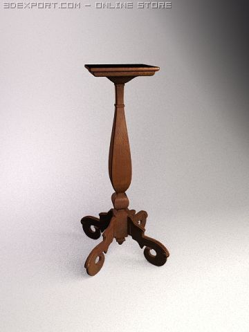 side table Modelo 3D .c4d .max .obj .3ds .fbx .stl .blend
