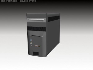 computer Modello 3D
