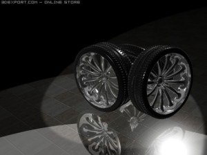 rim and tyre 3D Model