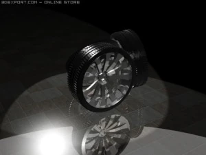 rim and tyre 3D Model