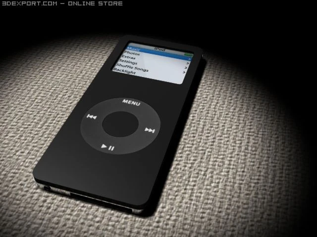 ipod2 3D Model .c4d .max .obj .3ds .fbx .stl .blend