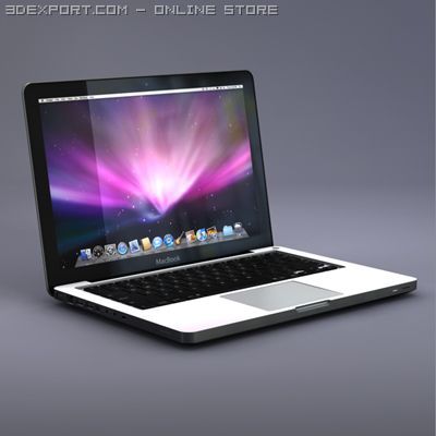 unibodymacbook13 3D Модель .c4d .max .obj .3ds .fbx .stl .blend