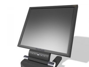 flat screen lcd monitor Modèle 3D