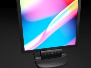 flat screen lcd monitor Modèle 3D