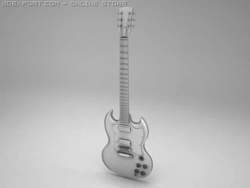 gibson sg 3D Model .c4d .max .obj .3ds .fbx .stl .blend 