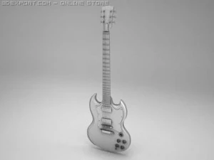 gibson sg Modello 3D