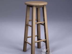 tall stool 3D-Modell