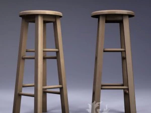 tall stool 3D Model