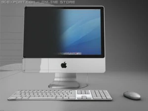 paquete imac de manzana Modelo 3D