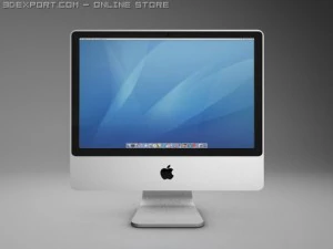 Apple-iMac-Paket 3D Modell