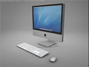 Apple-iMac-Paket 3D Modell