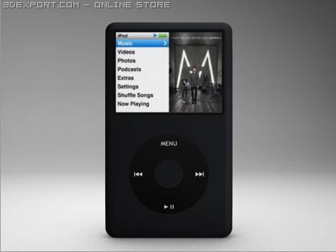 ipod classic 3D Model .c4d .max .obj .3ds .fbx .stl .blend 
