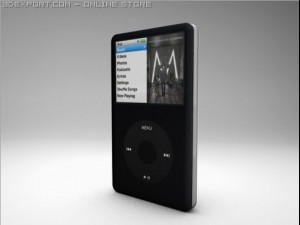 ipod classic Modèle 3D