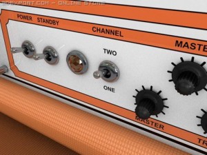 orange ad140 amp half stack 3D Model