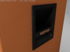 orange ad140 amp half stack 3D Model