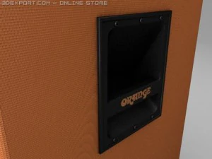 orange ad140 amp half stack 3D Model