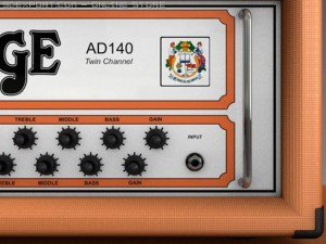 orange ad140 amp half stack 3D Model