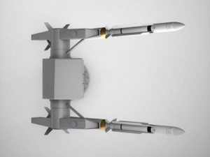 sm 2 missile launching turret 3Dモデル