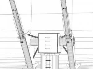 sm 2 missile launching turret 3Dモデル