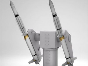 sm 2 missile launching turret 3Dモデル