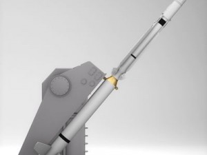 sm 2 missile launching turret 3Dモデル