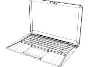 apple macbook air 3D Model