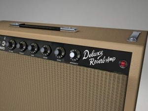 fender deluxe amp 3D Model