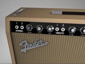 fender deluxe amp 3D Model