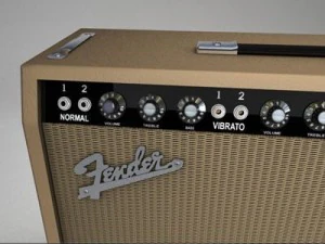 amplificador fender luxo Modelo 3D