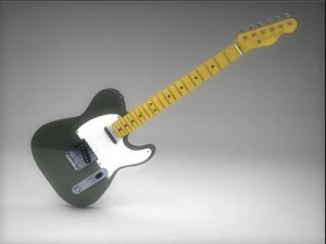 telecaster de p&aacute;ra-choque Modelo 3D