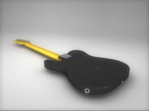 telecaster de p&aacute;ra-choque Modelo 3D